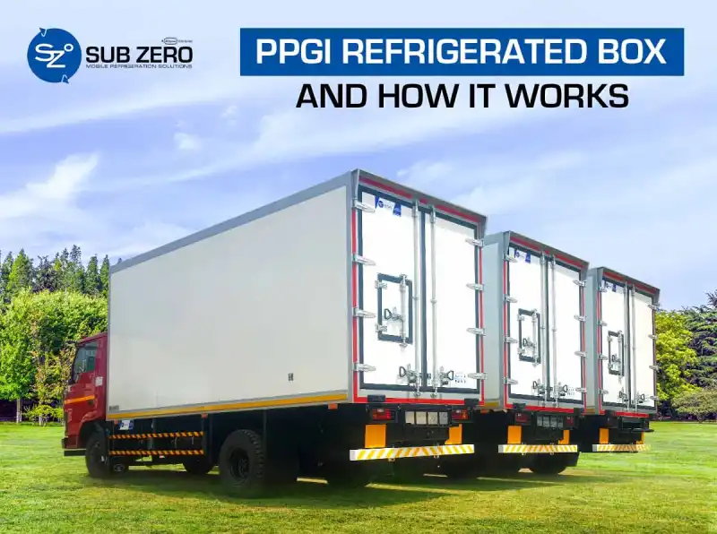 PPGI Refrigerated Box Meaning And Use in Truck Containers in India